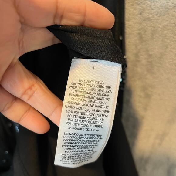 Adrianna Papell Embellished Cut Out Gown‎ Black Silver Beads 8 Elegant Timeless - Picture 4 of 9